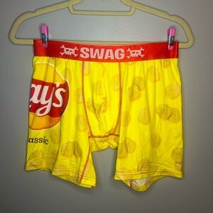 NWOT Adult Frito Lays Plain Chip Stretch Unisex Boxer Briefs